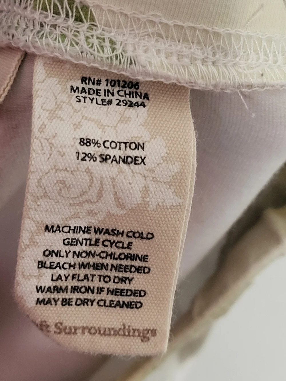 Soft Surroundings Have To Have Floral Pull On Pants Size Small